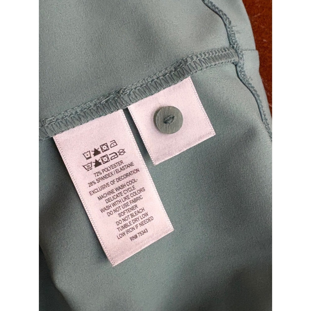 Sleeveless Teal Polo Dress with Contrast Collar - Picture 6 of 7